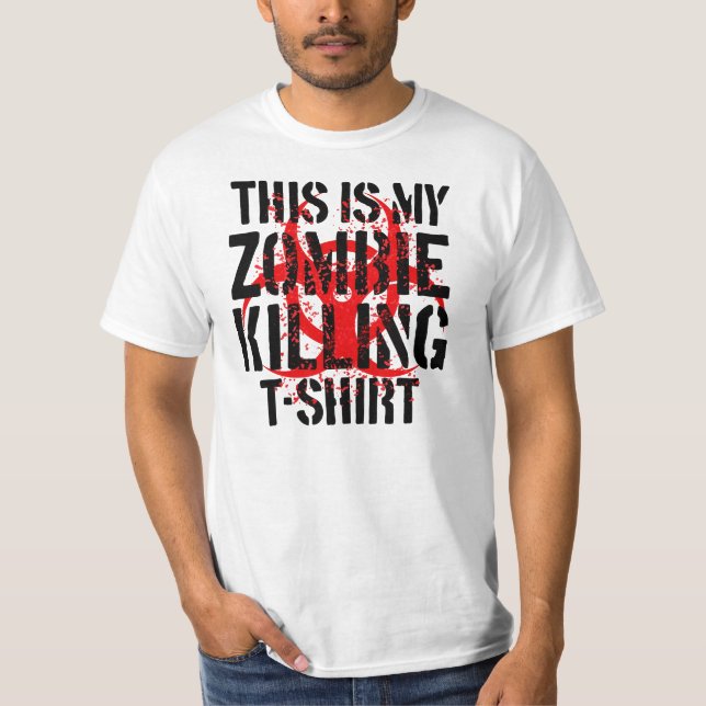 Das Zombie-Tötungs-T-Shirt T-Shirt (Vorderseite)