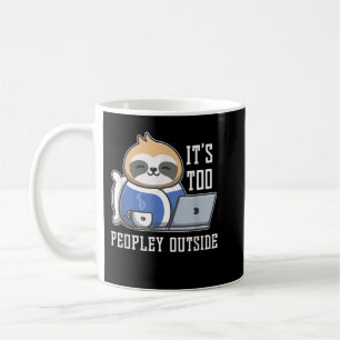 Das zu große Publikum außerhalb von Sloth Kaffeetasse