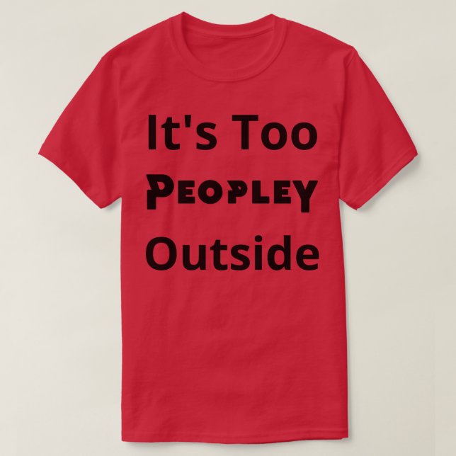 Das zu große Publikum im Freien T-Shirt (Design vorne)