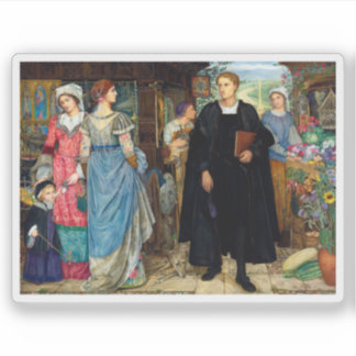 Das Zufallstreffen um 1907 von Kate Elizabeth Bunc Aufkleber