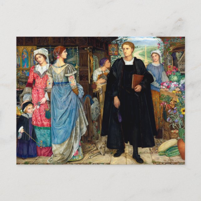 Das Zufallstreffen um 1907 von Kate Elizabeth Bunc Postkarte (Vorderseite)