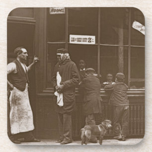 "Das Zuhause" eines Convicts, 1876-77 Getränkeuntersetzer