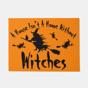 Das Zuhause Halloween der Hexe Fußmatte
