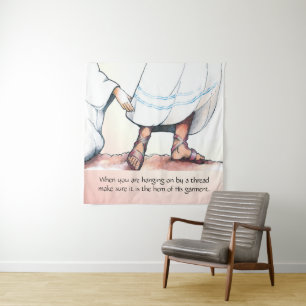 Das Zuhause seiner Kleidung Wandteppich