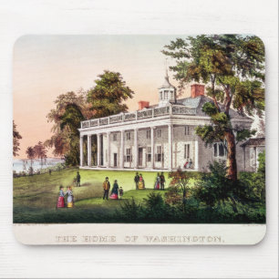 Das Zuhause von George Washington Mousepad