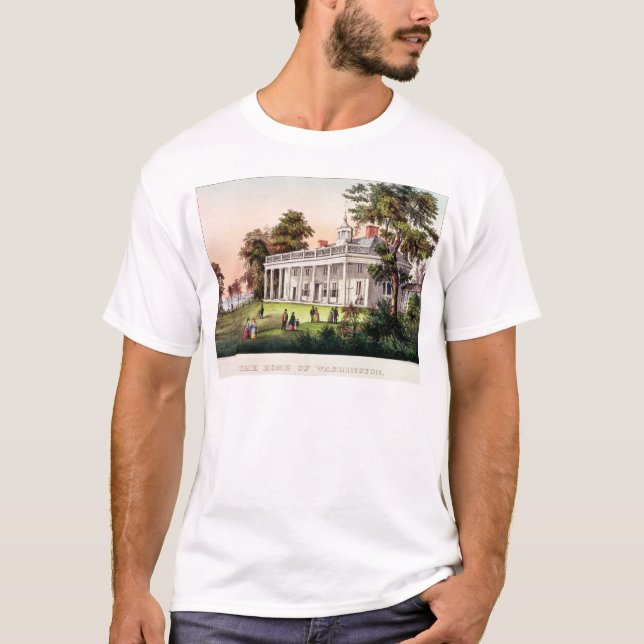 Das Zuhause von George Washington T-Shirt (Vorderseite)