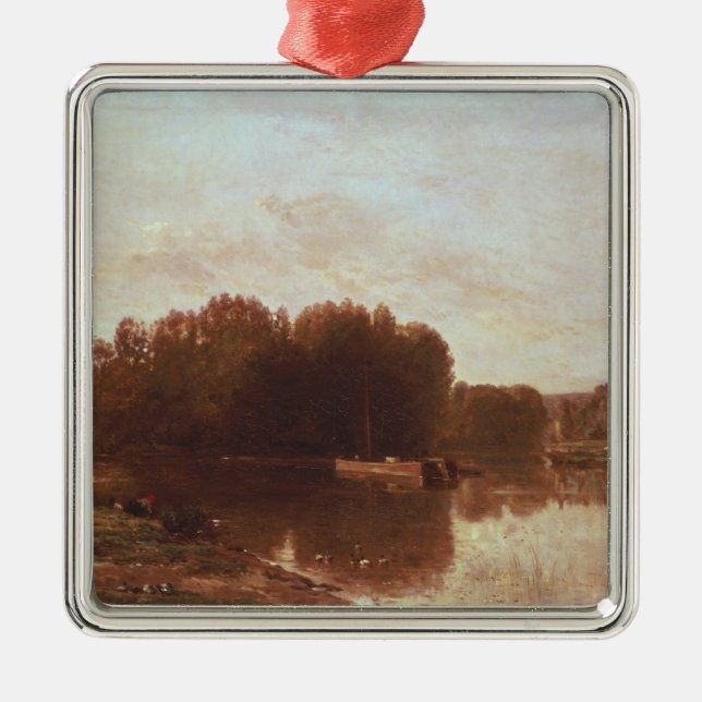 Das Zusammenströmen Ornament Aus Metall (Vorne)