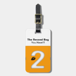 Das zweite Gepäckstück für die individuelle Monogr Gepäckanhänger