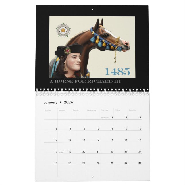 Das zweite Kommen von Richard III Kalender (Jan 2026)