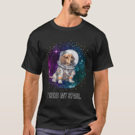 Daschund Dog Astronaut Weltraumforschung Astronomi T-Shirt