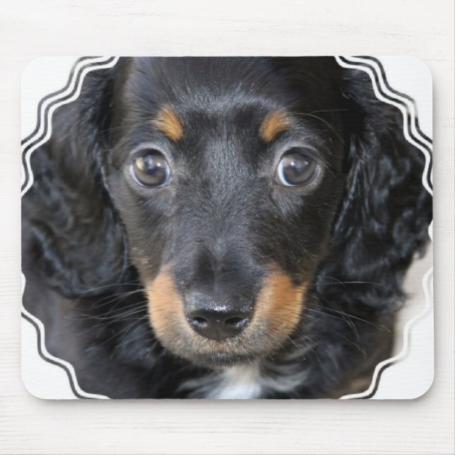 Daschund Hündchen-Mausunterlage Mousepad (Vorne)