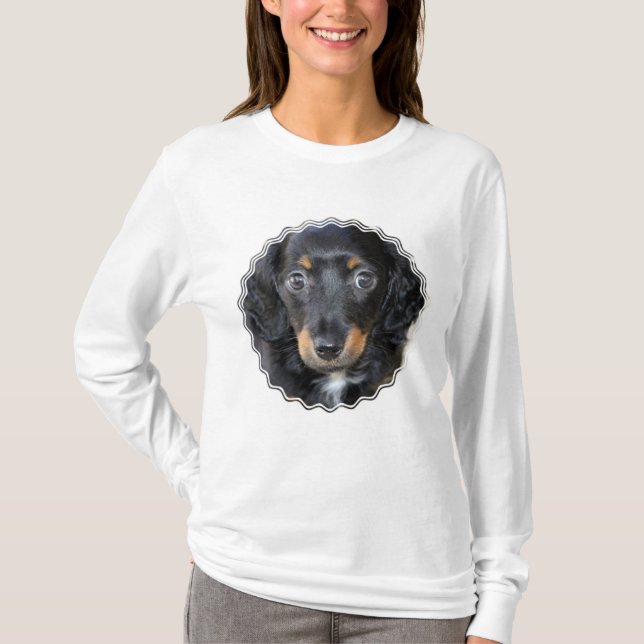 Daschund HündchenHoodie T-Shirt (Vorderseite)