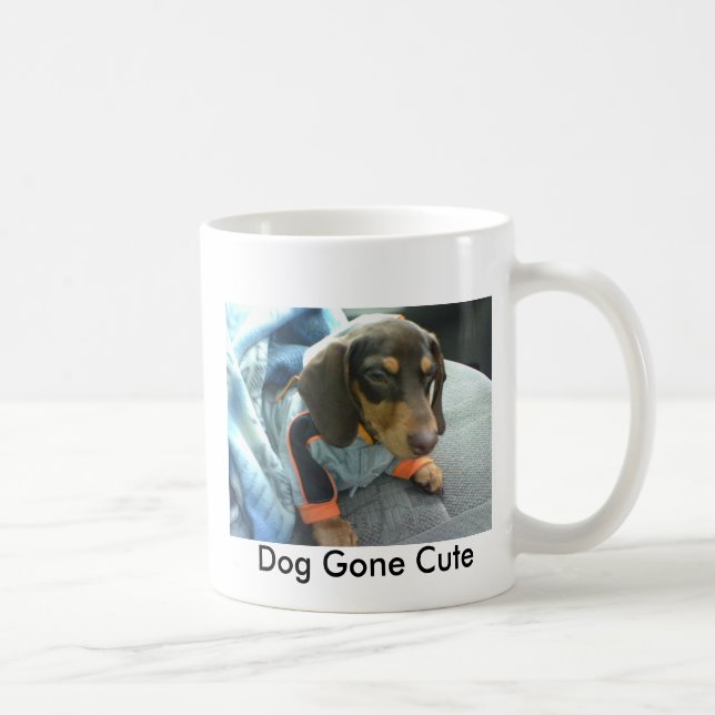 Daschund Kaffee-Tasse Tasse (Rechts)