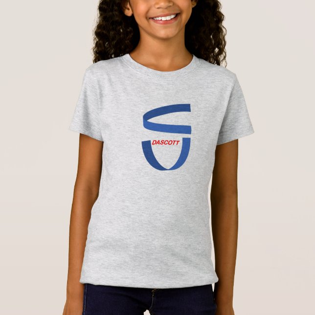 DASCOTT Logo T - Shirt Design für Mädchen (Vorderseite)