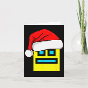 Dash-Geometrie-Wiederholung Weihnachten Santa Hut Karte