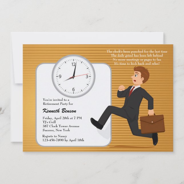 Dash-Party Einladung am Wochenende (Vorderseite)