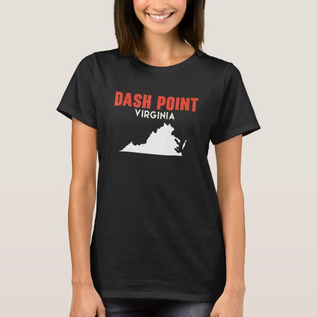 Dash Point Washington USA State America Travel Was T-Shirt (Vorderseite)