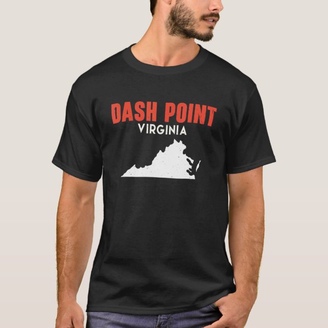 Dash Point Washington USA State America Travel Was T-Shirt (Vorderseite)