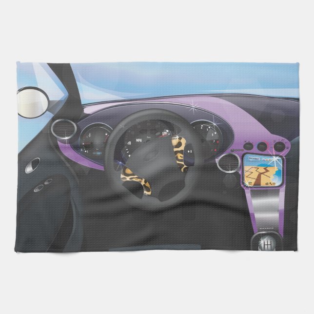Dashboard für Sportwagen Handtuch (Horizontal)
