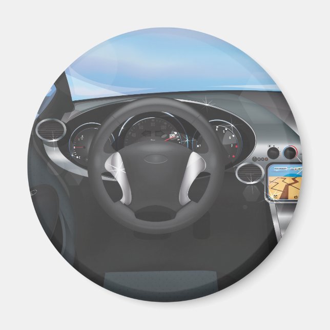 Dashboard für Sportwagen Magnet (Vorne)