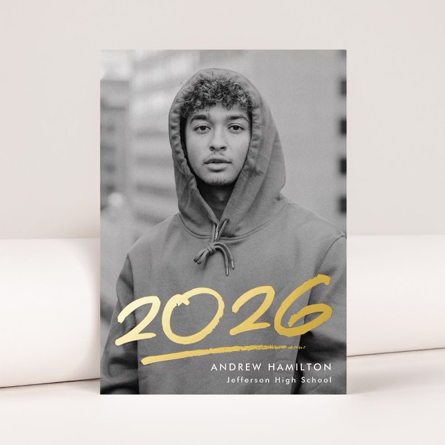 Dashed 2025 Foil Foto Abschluss Ankündigung (Von Creator hochgeladen)