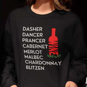 Dasher Dancer Prancer Christmas Sweatshirt