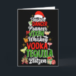 Dasher Dancer Prancer Vixen Moscato Wodka Tequila  Karte<br><div class="desc">Dasher Dancer Prancer Vixen Moscato Wodka Tequila Blitzen _1</div>