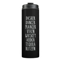 Dasher Dancer Prancer Vixen Whiskey Vodka Tequila