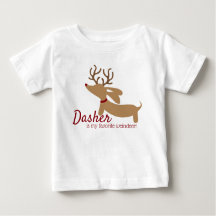 Dasher das Weindeer Dackel-WeihnachtsShirt