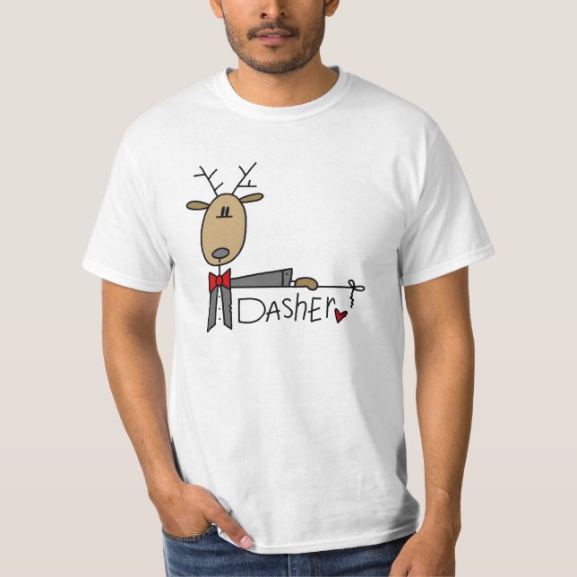 Dasher Ren-WeihnachtsT - Shirts und -geschenke (Vorderseite)
