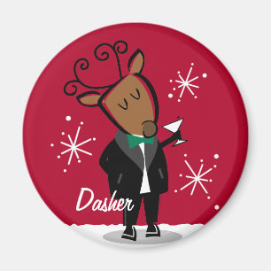 Dasher Rentier Magnet individuell