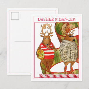 DASHER TÄNZER Postkarte