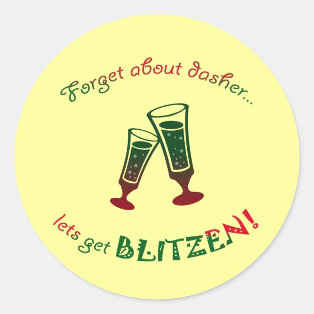 Dasher vergessen runder aufkleber (Vorderseite)