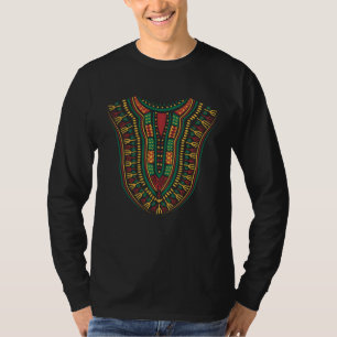Dashiki-Druck Kente-Stoff Ethnischer Stolz Kente A T-Shirt