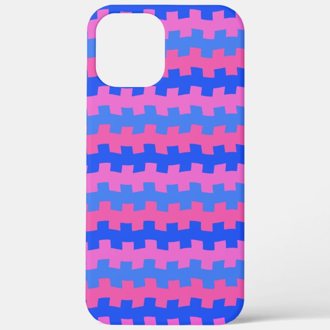 Dashing Blue and Pink Chemistry Case-Mate iPhone Hülle (Rückseite)