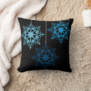 Dashing durch den Schnee Schneeflocke Weihnachten Kissen