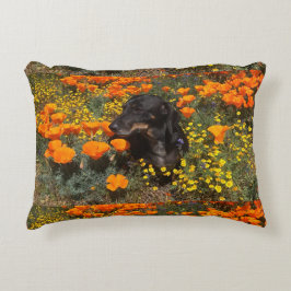 DashshundAccent-Pillow Dekokissen