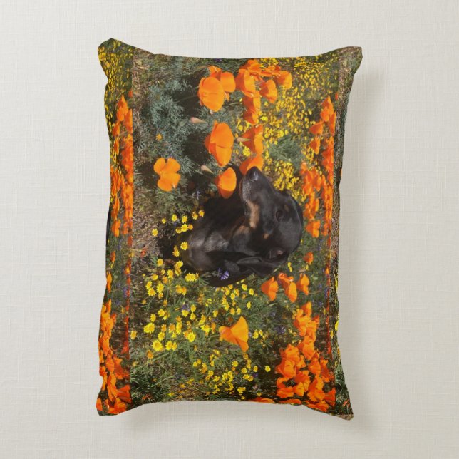 DashshundAccent-Pillow Dekokissen (Rückseite(Vertikal))