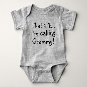 Dass es. Ich nenne Grammy! Baby Strampler