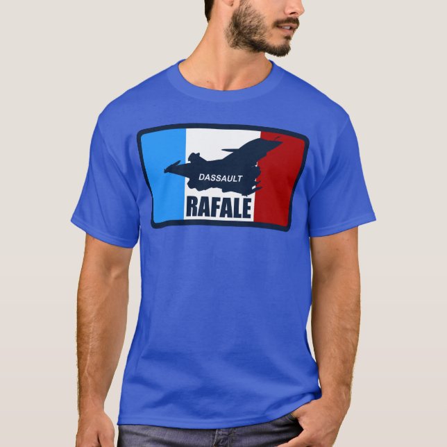 Dassault Rafale 80er Retro T-Shirt (Vorderseite)