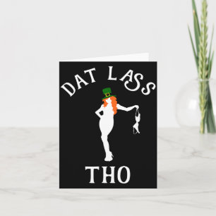 Dat L Tho Lustiges St. Patrick's Day Irisches Part Karte