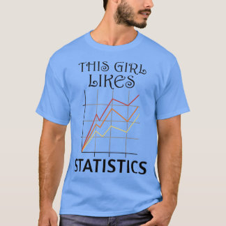 Data Analyst Girl mag Statistik T-Shirt