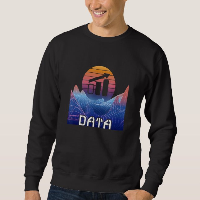 Data Analyst Space Landscape Software Engineer Dat Sweatshirt (Vorderseite)