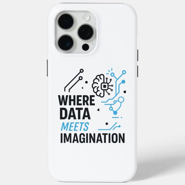 Data Imagination Nexus: Abstrakter Algorithmus Case-Mate iPhone Hülle (Rückseite)