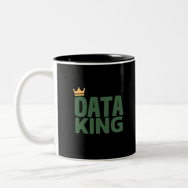 Data King Zweifarbige Tasse (Links)