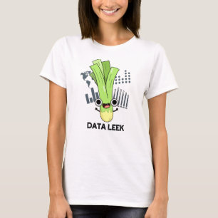 Data Leek Funny Computer Veggie Pun T-Shirt