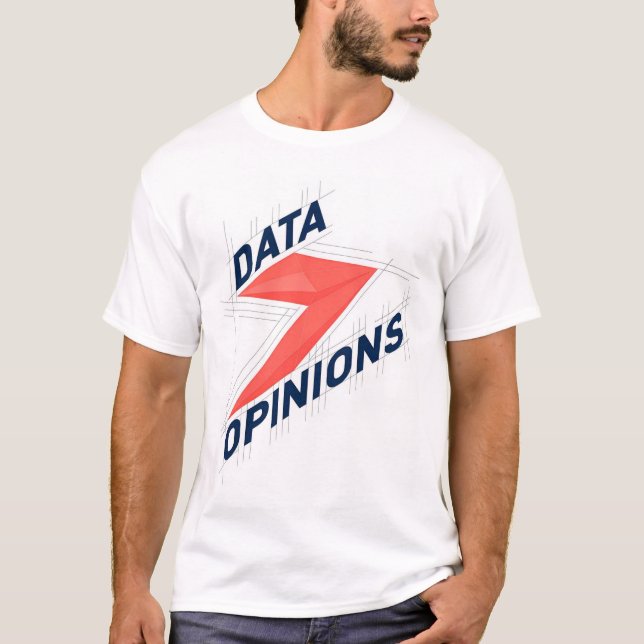 DATA > MEINUNGEN Männer T-Shirt | Geek Tee (Vorderseite)