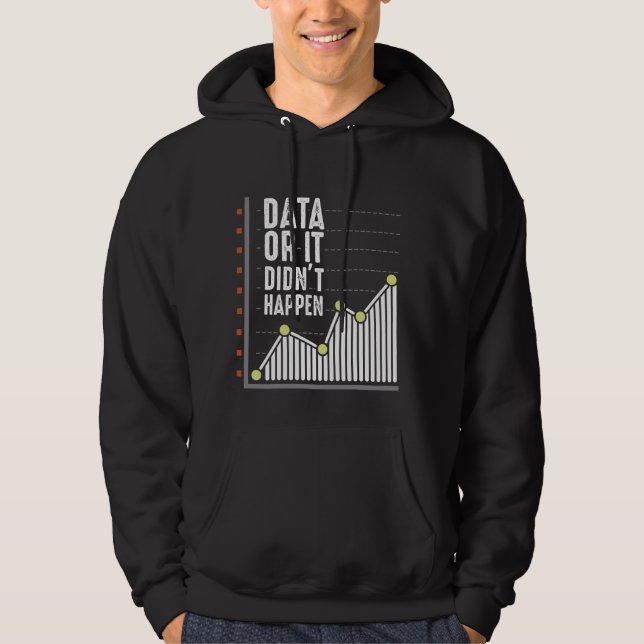 Data Nerd Behavior Analyst Statistics Scientist Hoodie (Vorderseite)