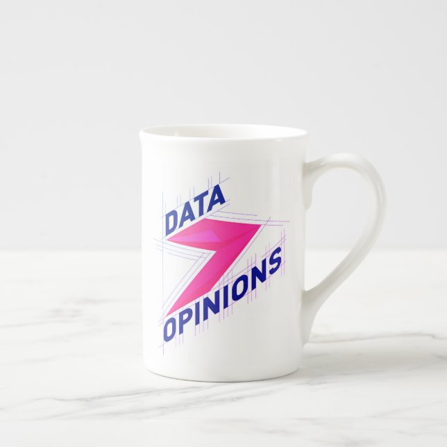 DATA > OPINIONS | Geek Bone China Mug - Bright Prozellantasse (Rechts)