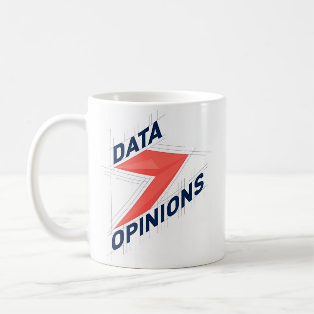 DATA > OPINIONS Mug | Geek Coffee Cup Kaffeetasse (Links)